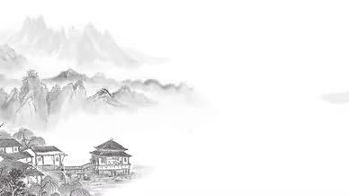 江山如画水墨中国传统文化宣传片视频的预览图